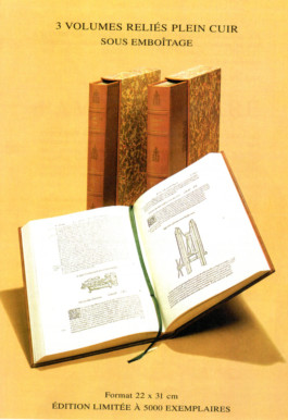 Édition en trois volumes, fac-similé de l'édition originale publiée par Gabriel Buon en 1581, enrichie de 382 dessins d'Ambroise Paré, complétée de 24 planches originales des artistes contemporains Hans Erni, Michel Ciry et Pierre-Yves Trémois. 